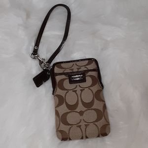 Authentic Coach Wristlet